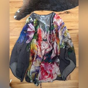 Beach bunny silk cover up size small